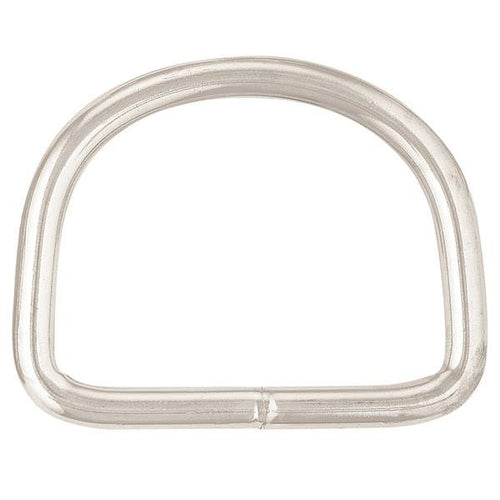#0 Dee Nickel Plated, 3"