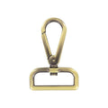 1 1/2" Antique Brass, Lever Swivel Snap Hook, Zinc Alloy-PK4