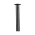 1 1/2" Black, Tubular Rivet, Steel - 12 pk