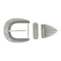 1 1/2" Nickel, Sedona Buckle Set, Zinc Alloy