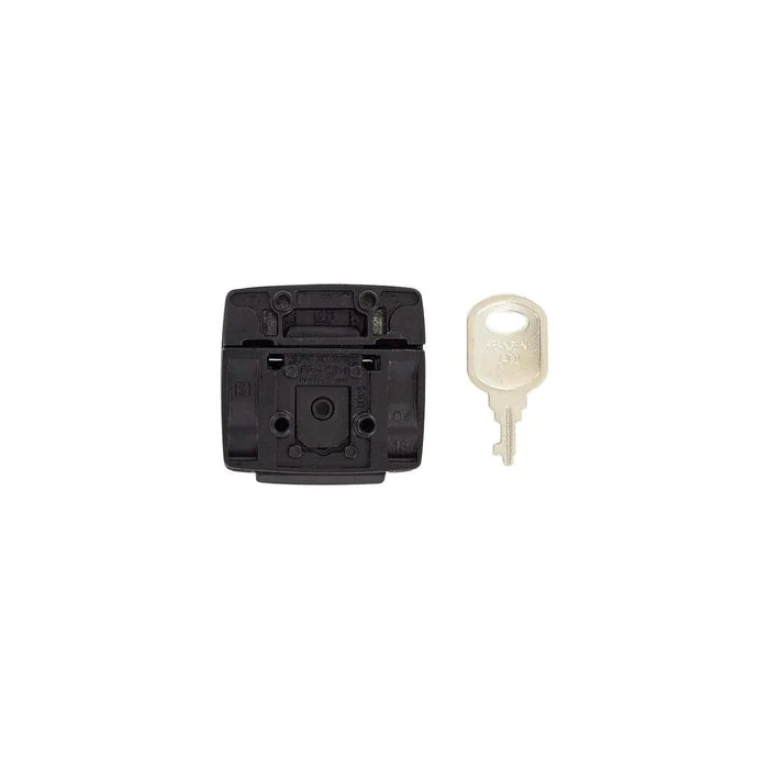 1 13/16" Black, Lock, Zinc Alloy