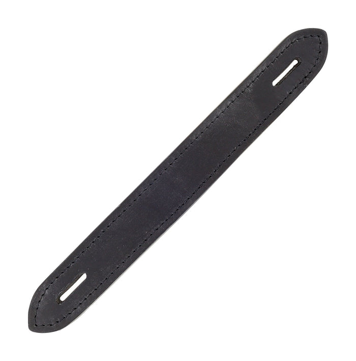 Ohio Travel Bag Handles 11" Black, Oval End Trunk Handle, Leather, #L-003-BLK L-003-BLK
