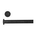 1 3/4" Black, Tubular Rivet, Steel - 12pk