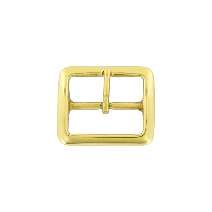 1 3/4" Brass, Sam Browne Center Bar Buckle, Solid Brass