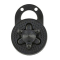Ohio Travel Bag 1 3/8" Black, Turn Lock , Zinc Alloy, #P-2410-BLK P-2410-BLK