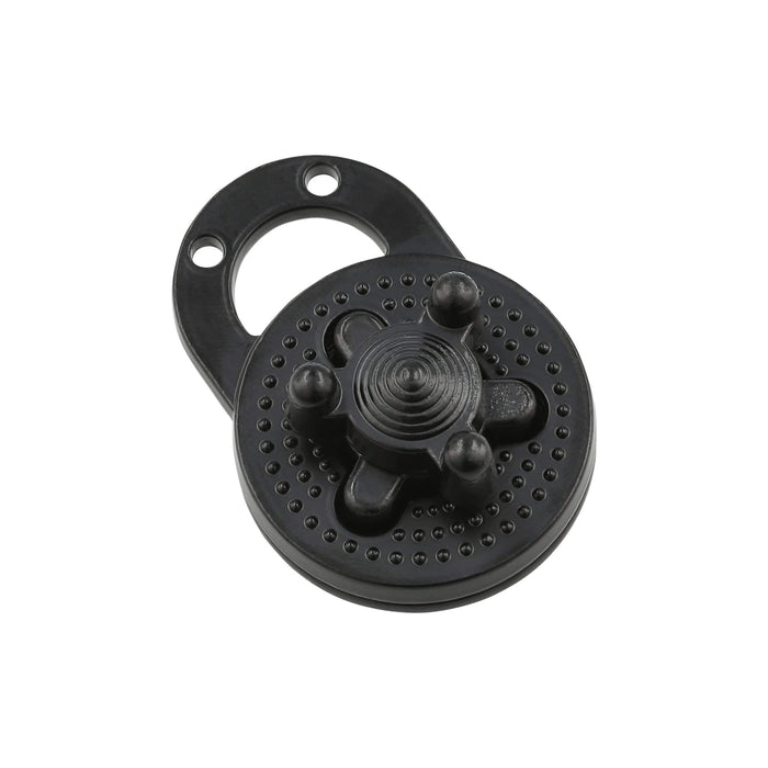 Ohio Travel Bag 1 3/8" Black, Turn Lock , Zinc Alloy, #P-2410-BLK P-2410-BLK