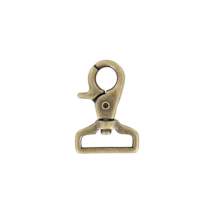 1" Antique Brass, Trigger Swivel Snap Hook, Zinc Alloy-PK4
