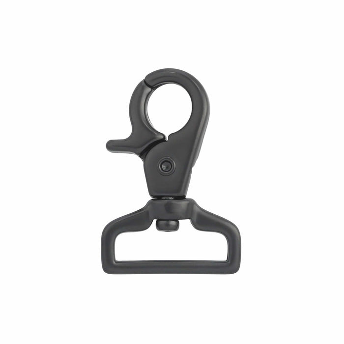 Ohio Travel Bag Swivel Snaps 1" Black, Trigger Swivel Snap Hook, Zinc Alloy, #P-2946-BLK P-2946-BLK