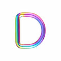 Ohio Travel Bag 1" Iridescent Rainbow, Welded D-Ring, Zinc Alloy, #D-424-1-IR D-424-1-IR