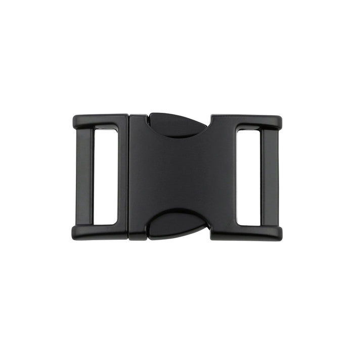 Ohio Travel Bag 1" Matte Black, Side Squeeze Buckle, Zinc Alloy, #C-250-1-BLK C-250-1-BLK