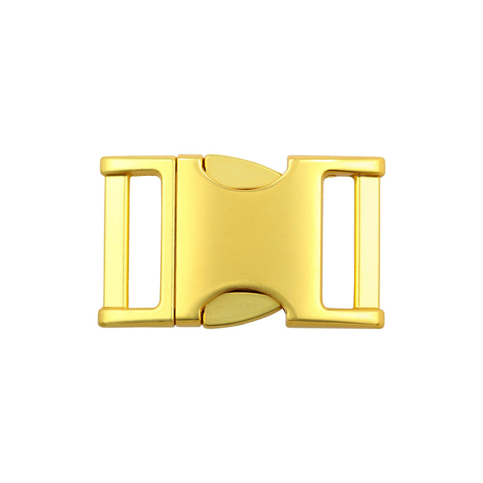 Ohio Travel Bag 1" Matte Brass, Side Squeeze Buckle, Zinc Alloy, #C-250-1-BRS C-250-1-BRS
