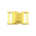 Ohio Travel Bag 1" Matte Brass, Side Squeeze Buckle, Zinc Alloy, #C-250-1-BRS C-250-1-BRS