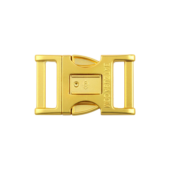 Ohio Travel Bag 1" Matte Brass, Side Squeeze Buckle, Zinc Alloy, #C-250-1-BRS C-250-1-BRS