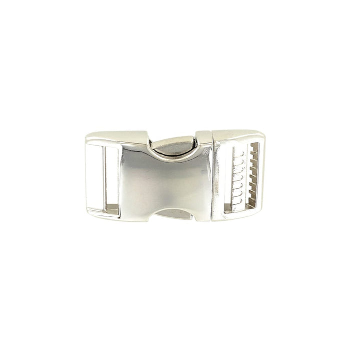 1" Nickel, Single Adjustable Side Squeeze, Aluminum