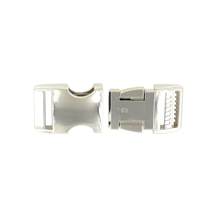 1" Nickel, Single Adjustable Side Squeeze, Aluminum