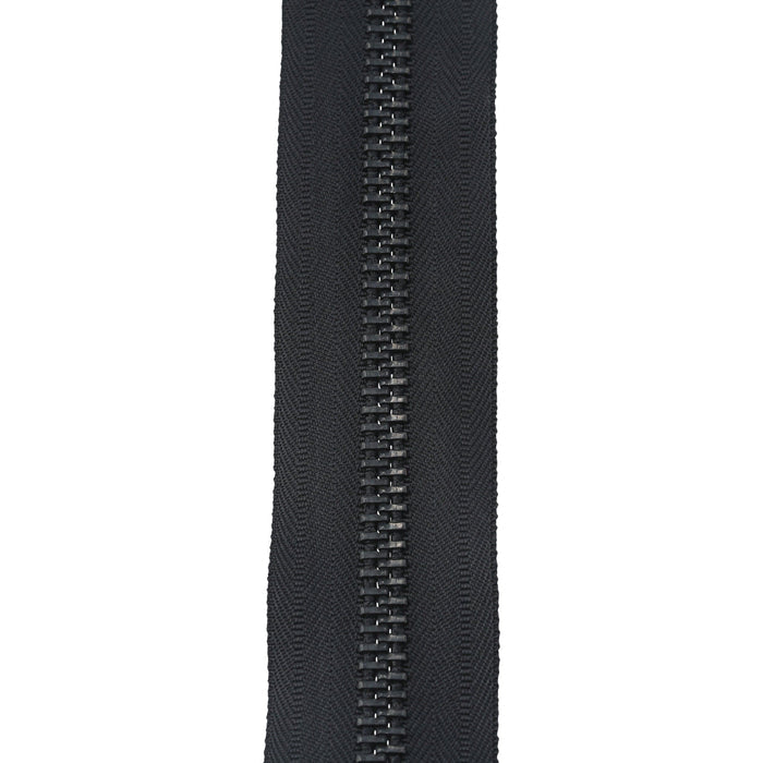 Ohio Travel Bag Zippers 24" Black with Black Oxide, Bomber Jacket, Metal, #9BJ-24-BLK-OX 9BJ-24-BLK-OX