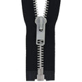 #10 Metal, Black, 30" YKK Separating Jacket Zipper with Aluminum Teeth