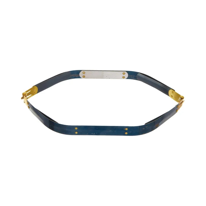 11" Facile Hexagonal Frame With Brass Hinges, Steel