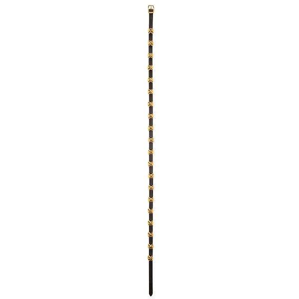 115 Arctic Sleigh Bell Strap, Brass Plated Bells, 1" W x 73" L