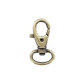 1/2" Antique Brass, 1 1/2" Trigger Swivel Snap Hook, Zinc Alloy-PK5