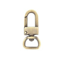 1/2" Antique Brass, Lever Swivel Snap Hook, Zinc Alloy-5pk