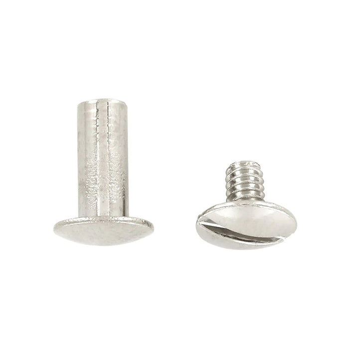 1/2" Nickel, Chicago Screw, Solid Brass PK10