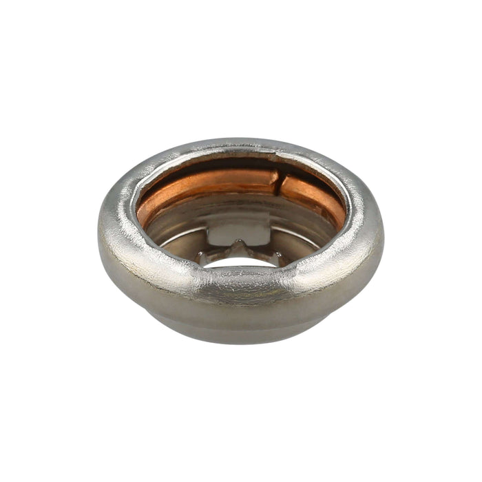 Ohio Travel Bag 1/2" Nickel, Pull-The-DOT Snap Set (Pack of 10 Sets Complete), Solid Brass, #WF-050-SBN WF-050-SBN