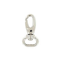 1/2" Shiny Nickel, 1 3/8" Lever Swivel Snap Hook, Zinc Alloy, 5-Pack