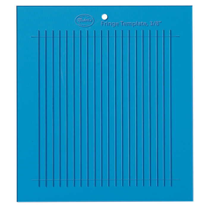 1/4" Fringe Cutting Template by Maker's Leather Supply