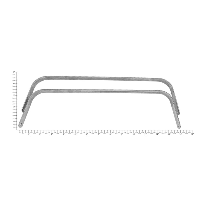 14" Nickel, Doctor Bag Frame, Zinc Alloy