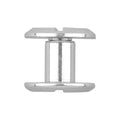 Ohio Travel Bag Fasteners 1/4" Shiny Nickel, Flat Top Chicago Screw, Solid Brass, #P-2334-NIC P-2334-NIC