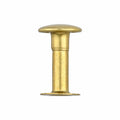 Ohio Travel Bag 15mm Brass, Single Cap Jiffy Rivets, Solid Brass-100ct, #515S-SB 515S-SB