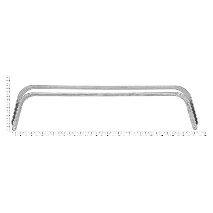 16" Nickel, Doctor Bag Frame, Zinc Alloy