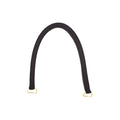 18" Brown, Purse Handle with Brass Hardware, Leather