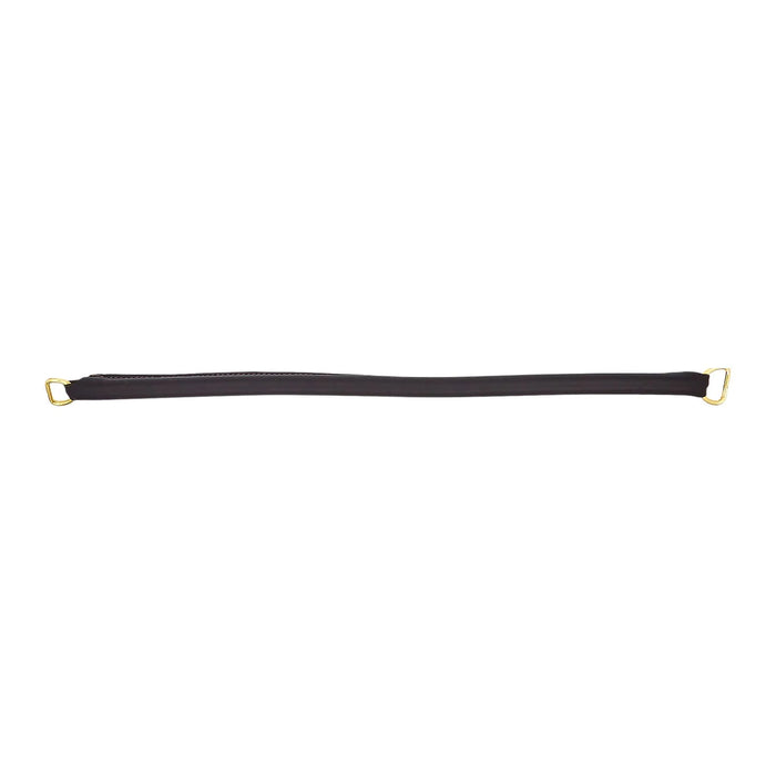 18" Brown, Purse Handle with Brass Hardware, Leather