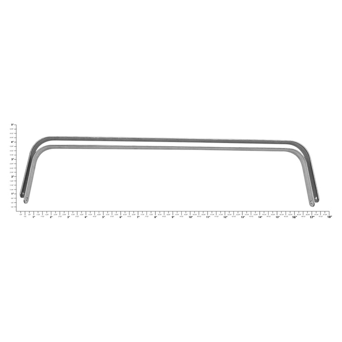18" Nickel, Doctor Bag Frame - Sold in Sets, Zinc Alloy