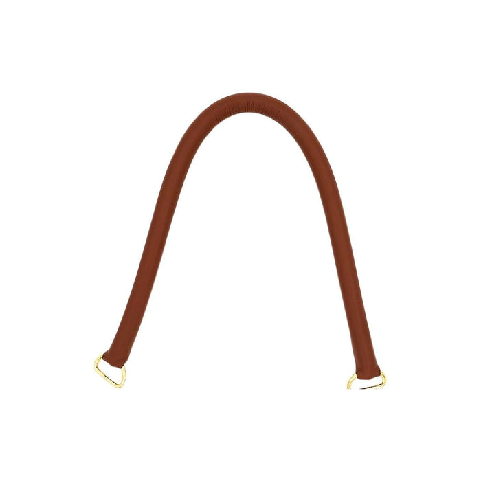 18" Tan, Handle with Brass Hardware, Leather