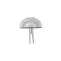 18mm Nickel, Round Handbag Bottom Stud, Steel-PK10