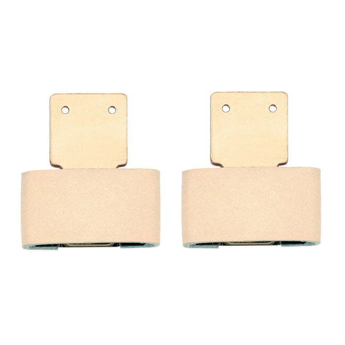 2-1/2" Leather Covered Vertical Blevins Buckle