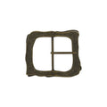 2 1/4" Antique Brass, Artisan Center Bar Buckle, Zinc Alloy