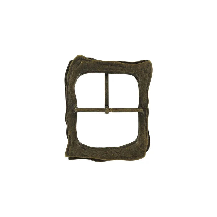 2 1/4" Antique Brass, Artisan Center Bar Buckle, Zinc Alloy