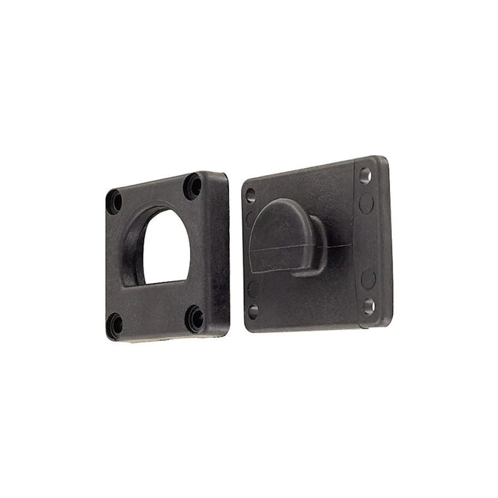 2" Black, Radio Swivel Clip, Plastic