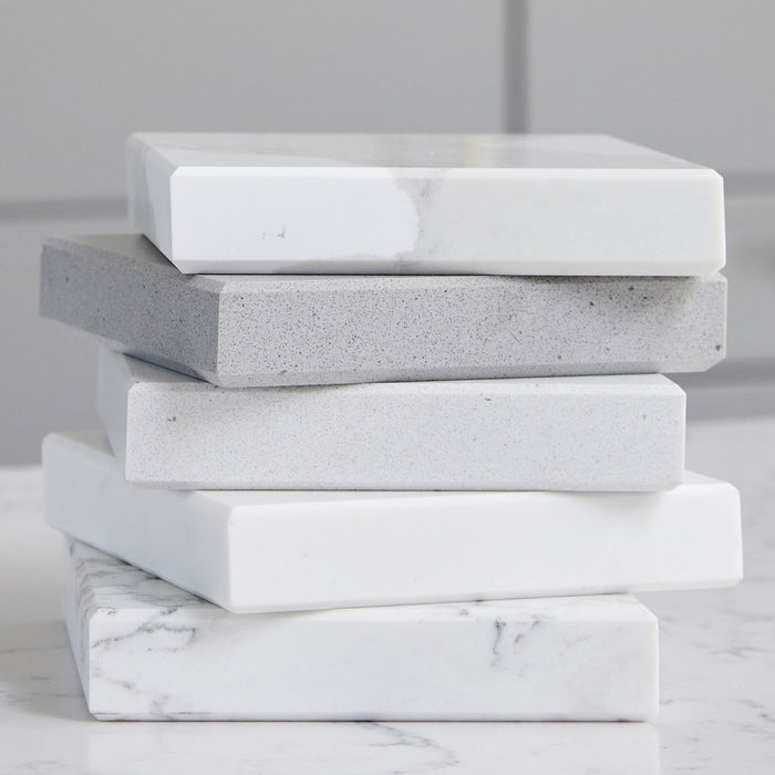 2" x 7" Sample by Caesarstone White Attica - 5143