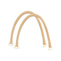 22" Natural Russet, Purse Handle with Brass Hardware, Leather