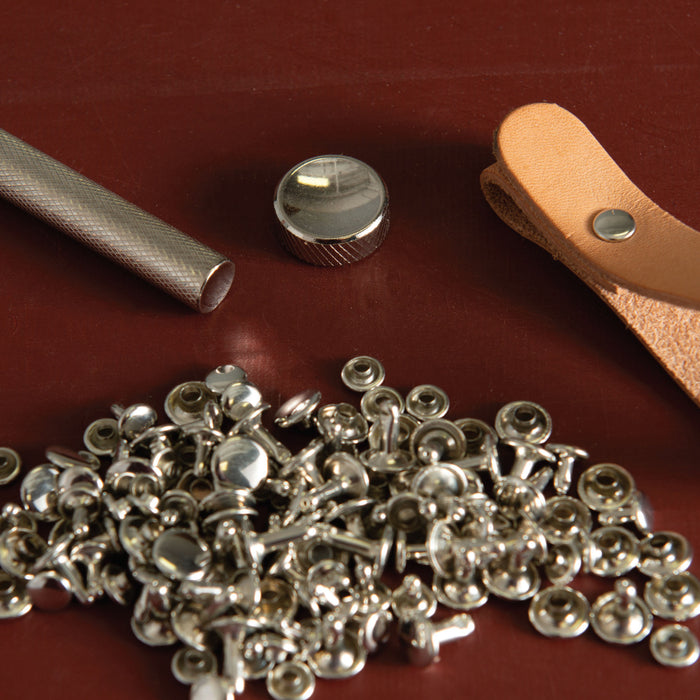 #2200 Double Cap Rivet and Insta-Rivet Setter