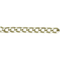 2.59mm Gold, .5oz Curb Purse Chain, Steel