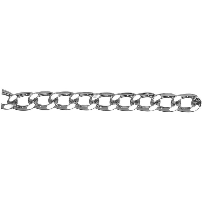 2.59mm Nickel, .5oz Curb Purse Chain, Steel