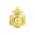 3 1/2" Brass, Large Trunk Lock w/ Spring, Steel