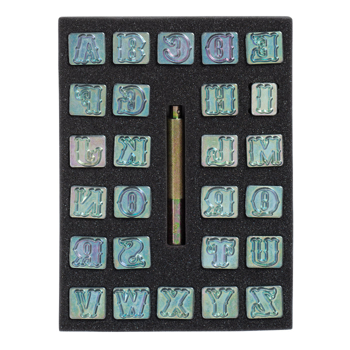 3/4" Alphabet Stamping Set
