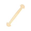 3/4" Natural Russet, Shovel Head Steamer Trunk Handle, Leather